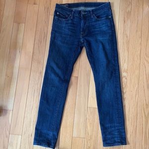 👖Abercrombie & Fitch Dark Blue Langdon Slim Fit Stretch Men's Jeans👖